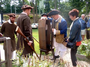 Flock Theater Delivering Leffingwell Museum the Leg of Benedict Arnold